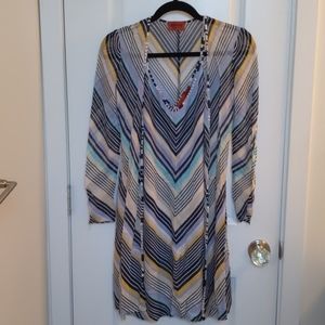 Missoni mini dress and matching cardigan